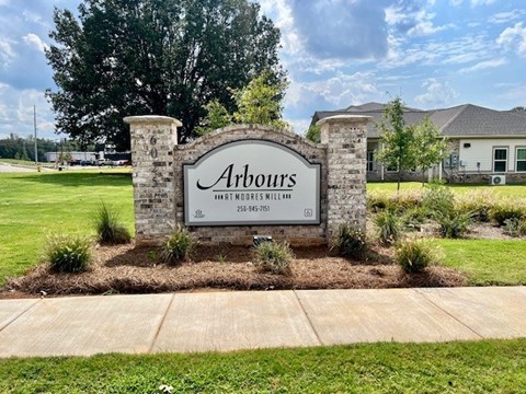 Property Signage at Arbours at Moores Mill, Alabama, 35811