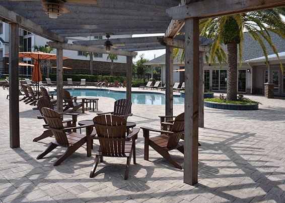 Firepit Patio at Arbours at Crown Point, Ocoee, FL