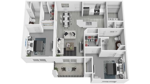 Unit B at Arbours at Moores Mill, Huntsville, AL