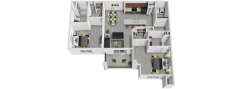 Unit bb Floor Plan at Arbours at Quincy, Quincy, FL