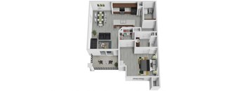 Unit Ab Floor Plan at Arbours at Quincy, Quincy, FL, 32351