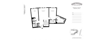 1182 SF Floor Plan at Pier Village Apartments, Long Branch, New Jersey
