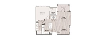 1BR 1BA_841 SF at Fifty02 Westover Hills, San Antonio, Texas