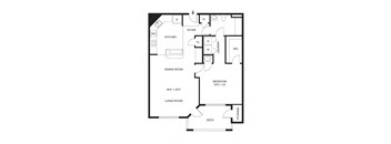 1 bed 1 bath C at Ansley Walk, Louisiana, 70503