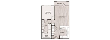 1BR 1BA_769 SF at Fifty02 Westover Hills, San Antonio, TX