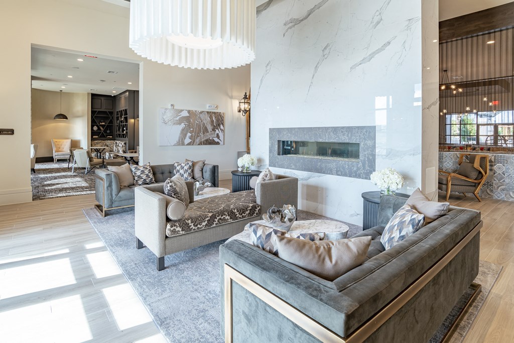Beautiful Clubhouse at Alys Crossing Apartments, Texas