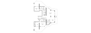 B6 Floor Plan at The Hamilton Apartments, Miami, 33137