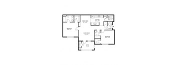 2 bed 2 bath A at Ansley Walk, Lafayette, 70503
