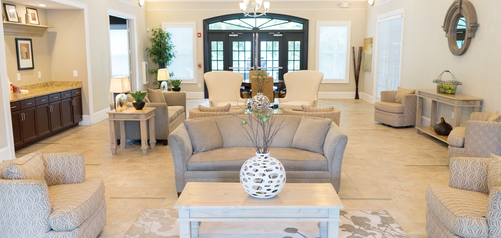 Community Clubhouse at Broadstreet at EastChase Apartments, Montgomery