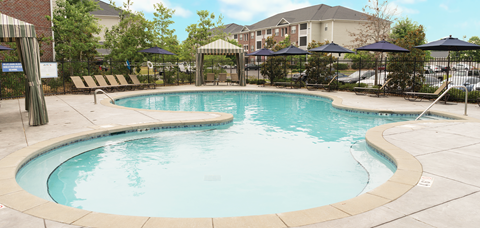 Front Pool View at Broadstreet at EastChase Apartments, Montgomery, 36117