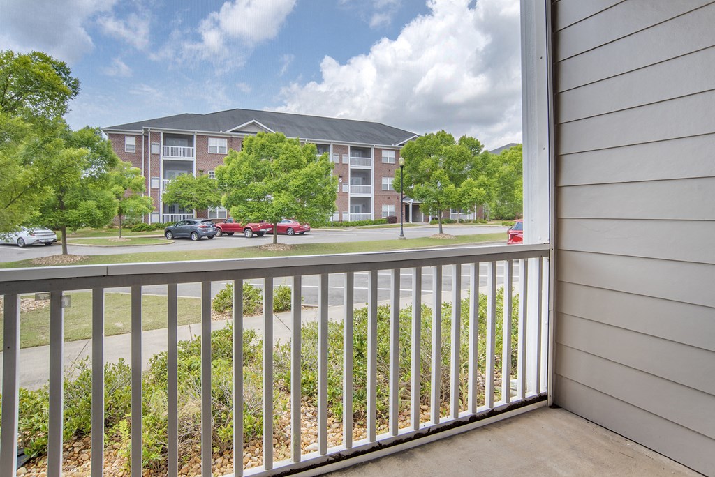 Porch at Broadstreet at EastChase Apartments, Montgomery, Alabama