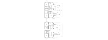 E2 Floor Plan at The Hamilton Apartments, Miami