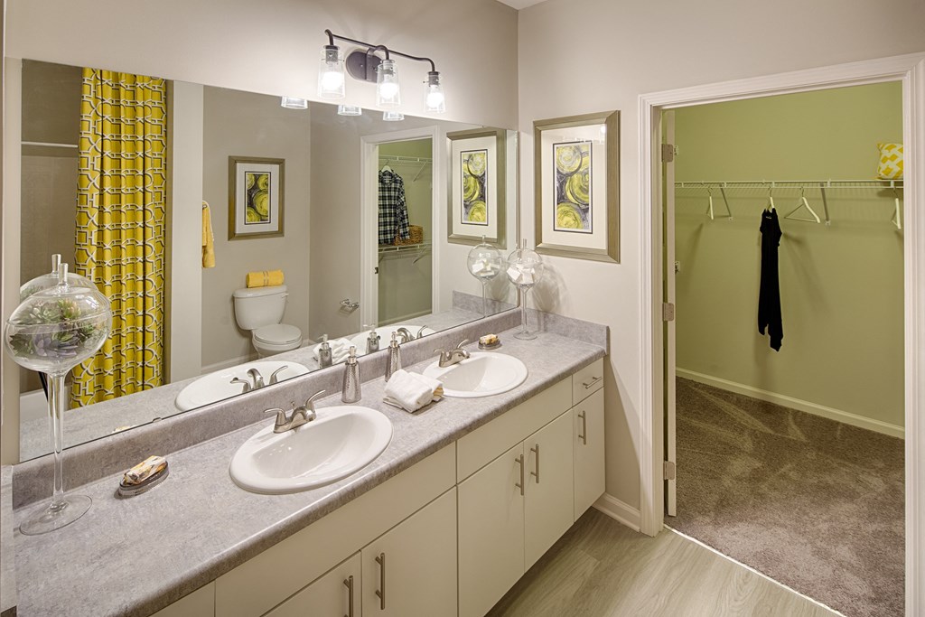 bathroom at Capital Creek at Heritage Apartments, NC, 27587