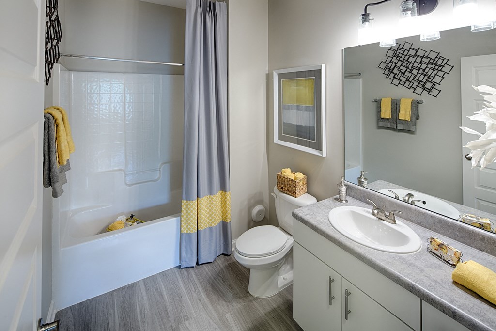 Luxurious Bathrooms at Capital Creek at Heritage Apartments, Wake Forest, North Carolina
