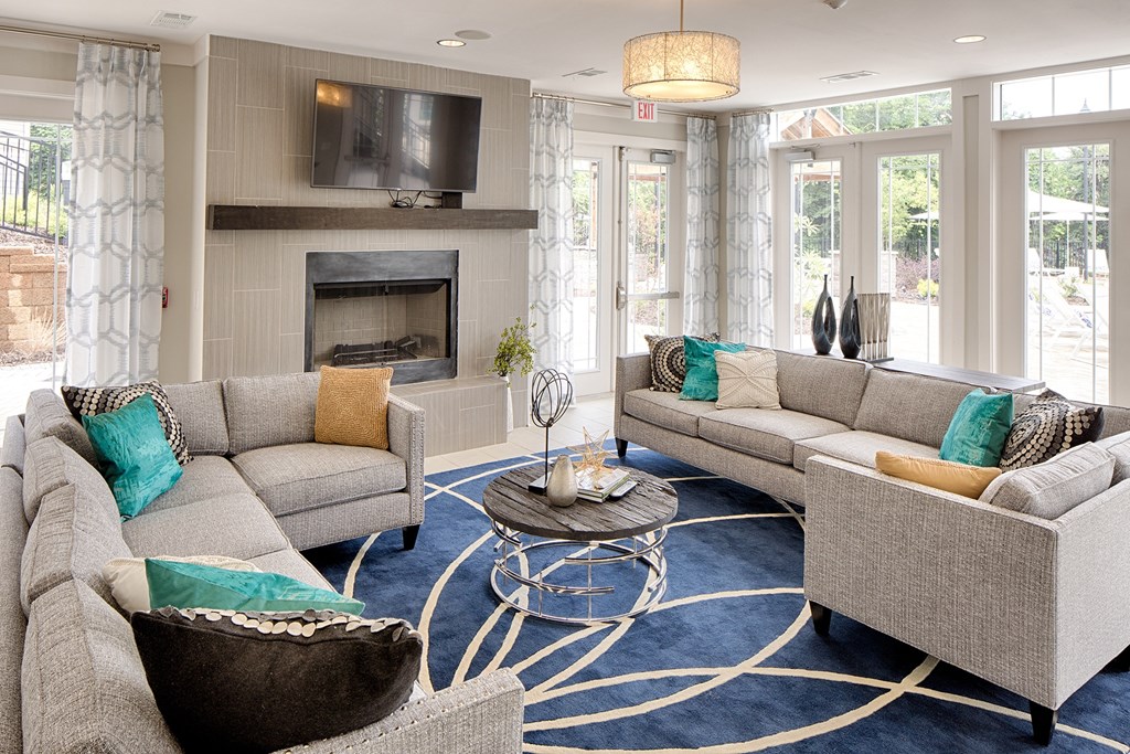 Relaxing Clubhouse at Capital Creek at Heritage Apartments,North Carolina 27587