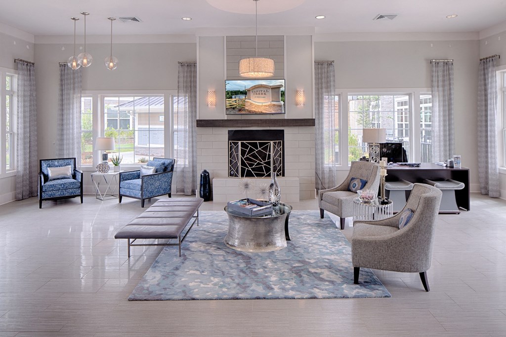 Clubroom at Capital Creek at Heritage Apartments, North Carolina