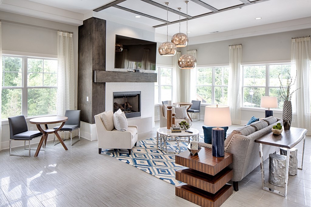 Specious Clubhouse at Capital Creek at Heritage Apartments, Wake Forest, North Carolina