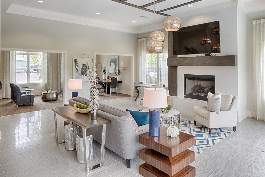 Large Clubhouse at Capital Creek at Heritage Apartments, NC, 27587