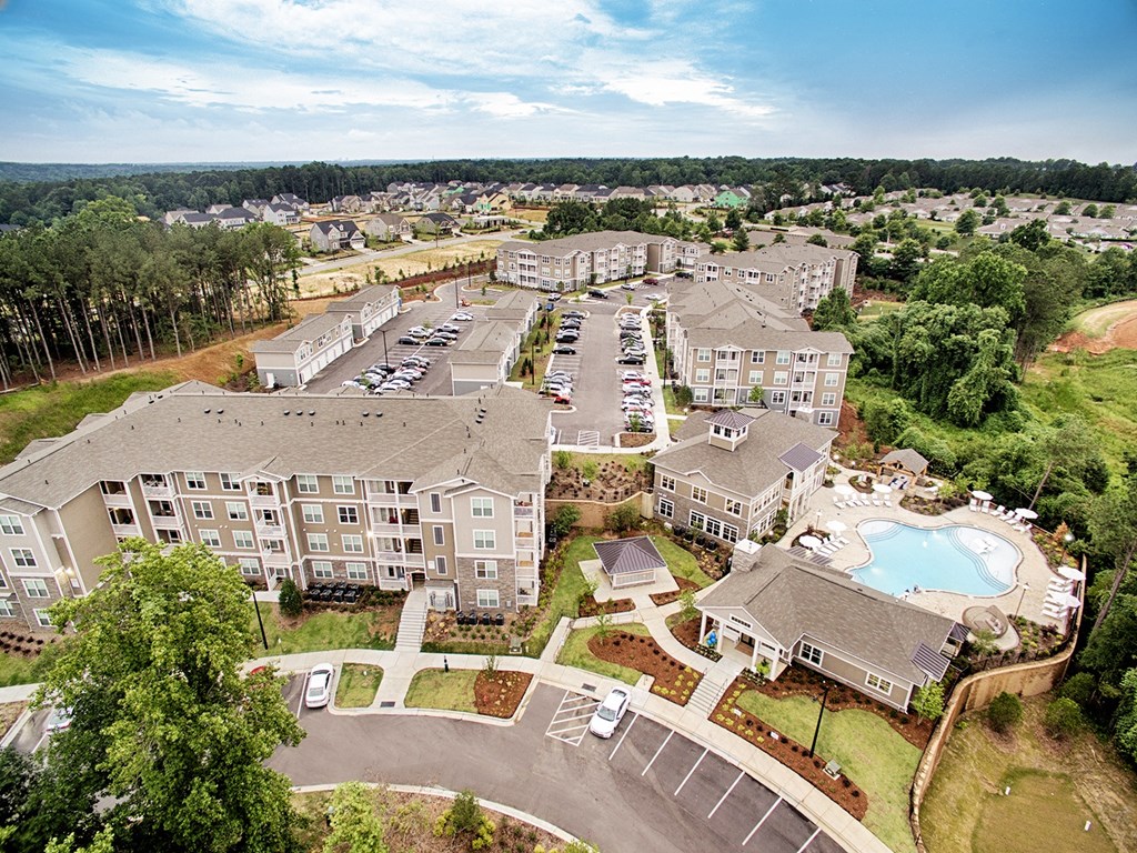 Bird eye view at Capital Creek at Heritage Apartments,North Carolina 27587