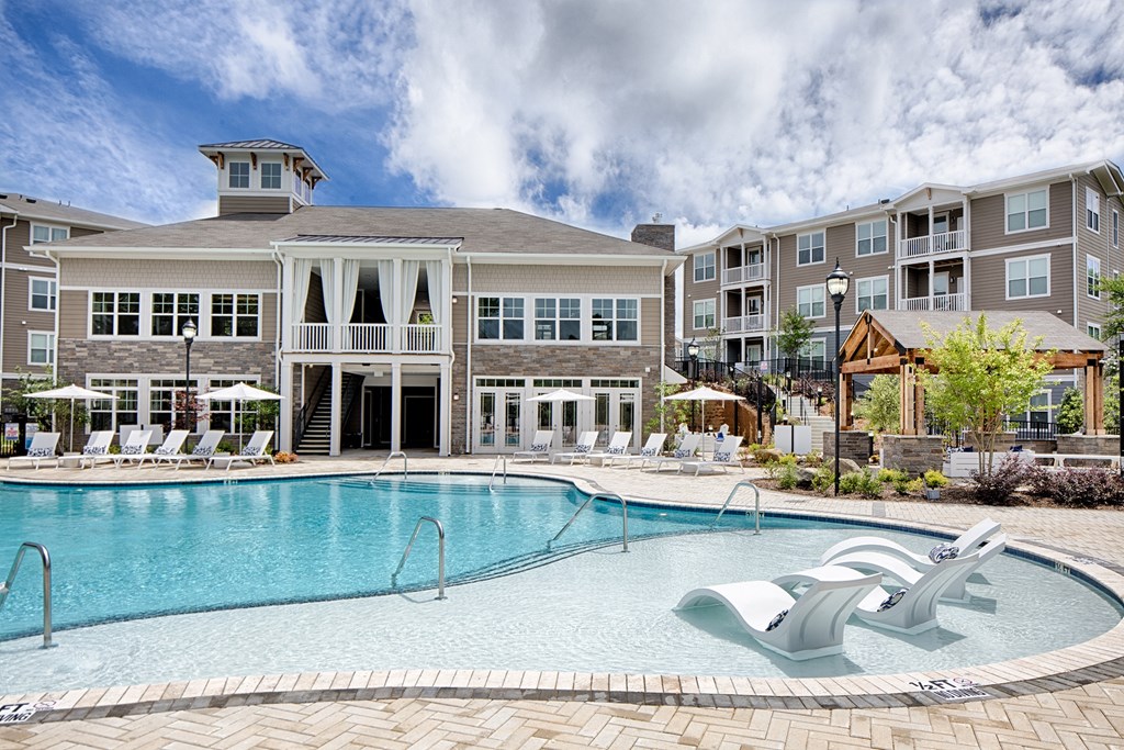 Relaxing Pool at Capital Creek at Heritage Apartments, North Carolina