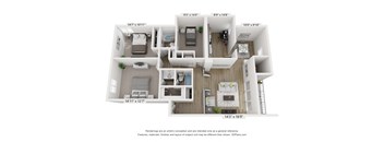 a floor plan of a 1 bedroom floor plan