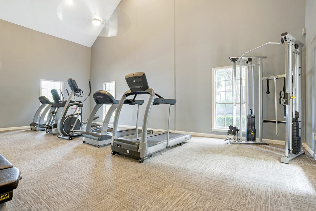 Crosswinds Fitness center at Crosswinds Apartments, Mississippi