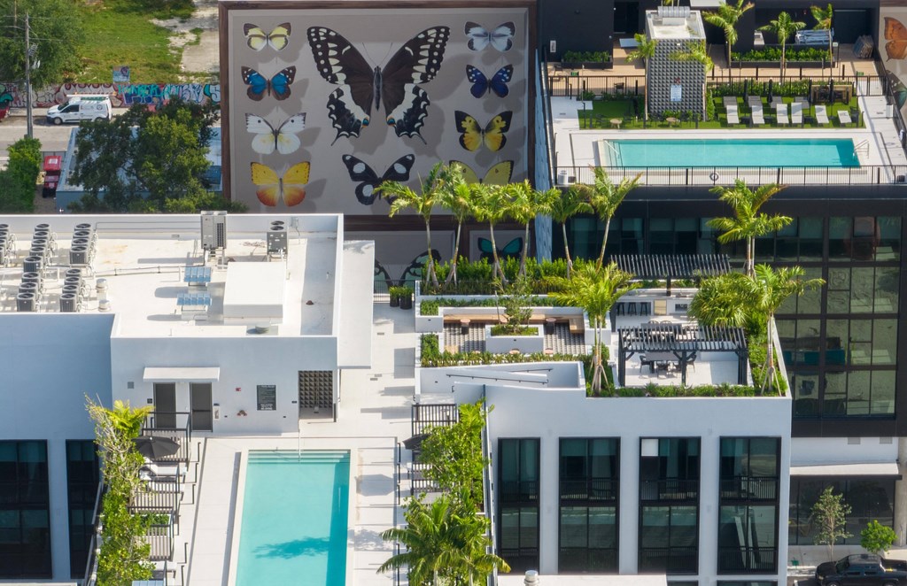 Rooftop aeiral view at WYND 27 & WYND 28, Miami, 33127