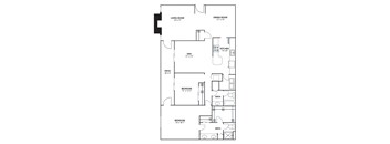 2BR 2BA (1780 SF)