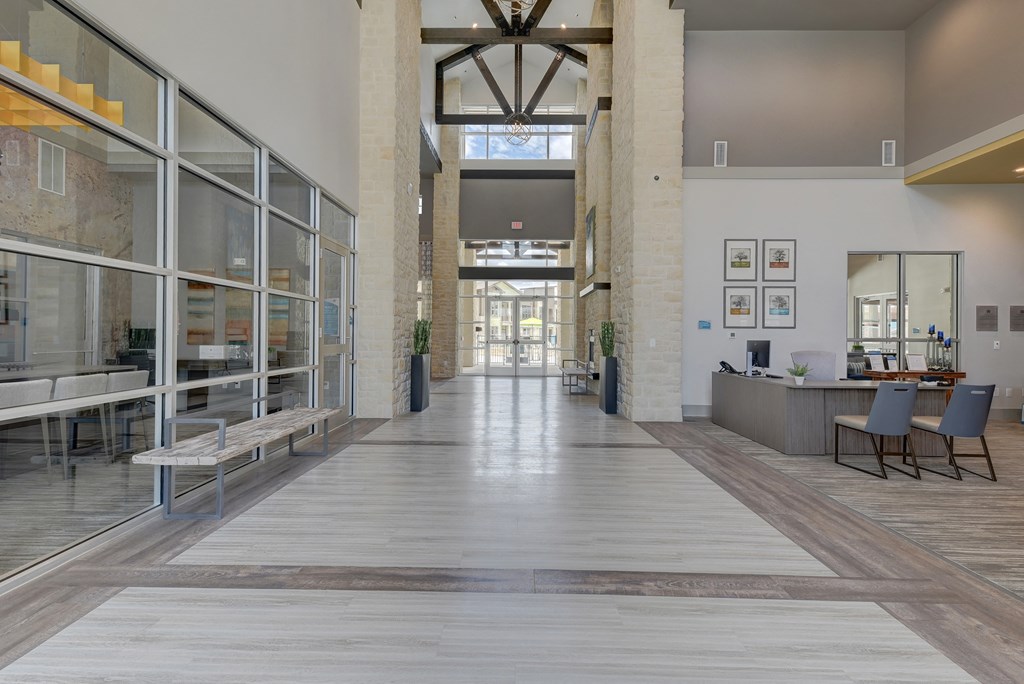 Clubhouse interior Clubhouse interior at Estraya Westover Hills, Texas