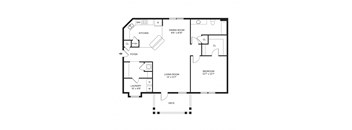 2 bed 2 bath at Ansley Walk, Lafayette, LA