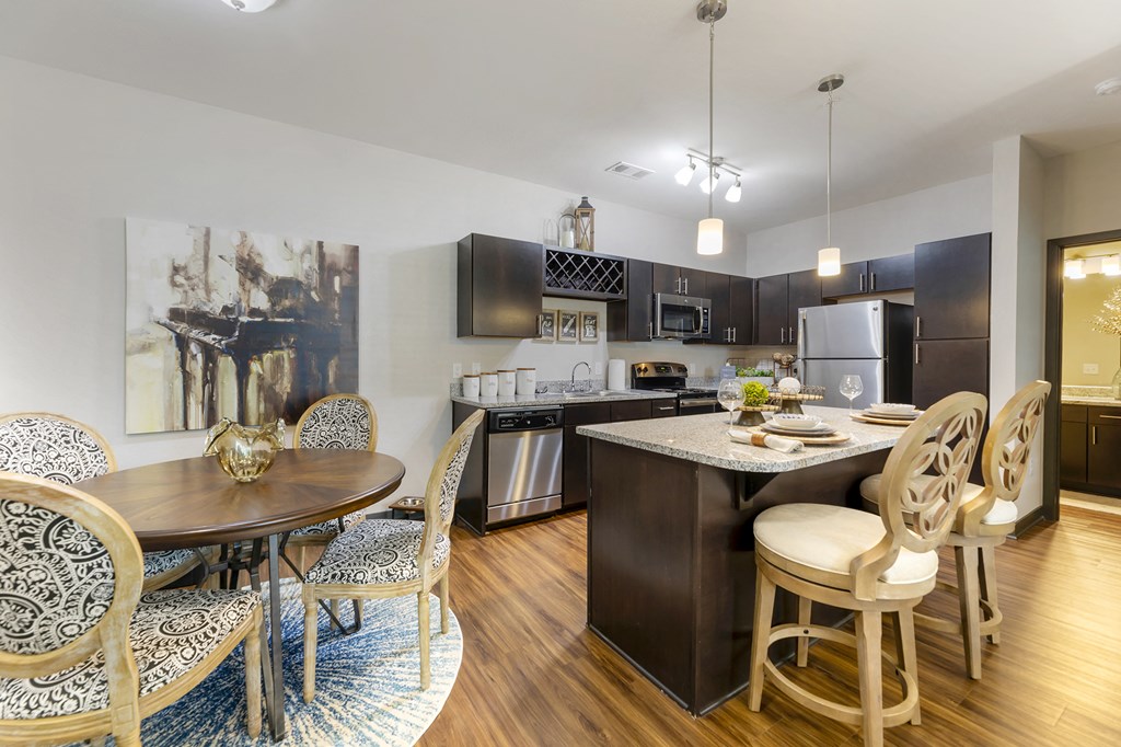 Dining And Kitchen at The Villas at Germantown, Memphis, TN, 38125