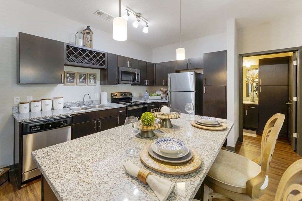 Kitchen at The Villas at Germantown, Memphis, TN