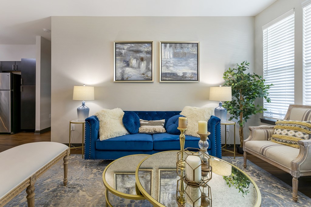 Living Room at The Villas at Germantown, Tennessee, 38125