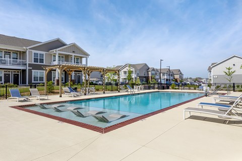 Pool at The Villas at Germantown, Memphis, TN, 38125