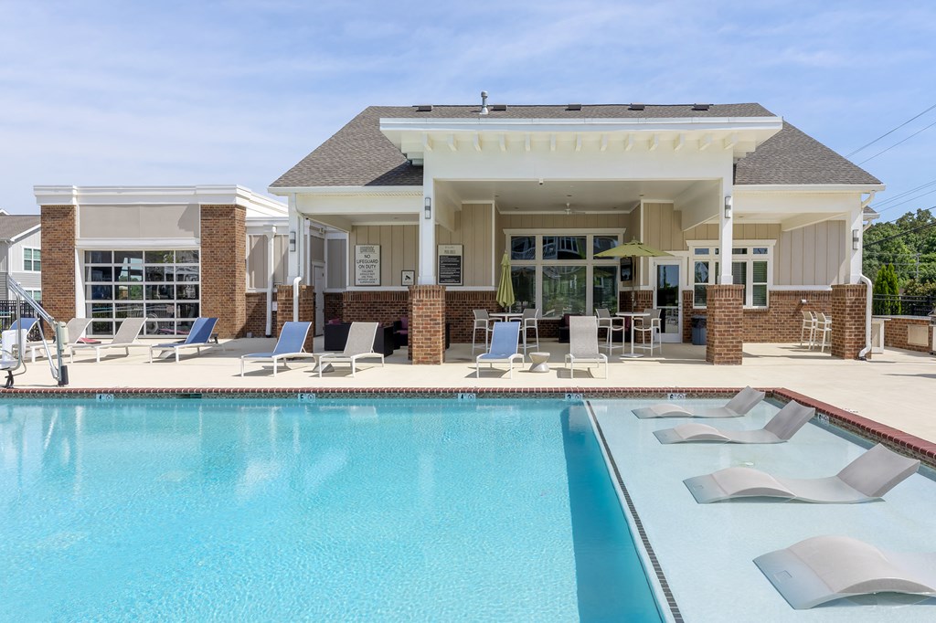 Pool View at The Villas at Germantown, Memphis, TN, 38125
