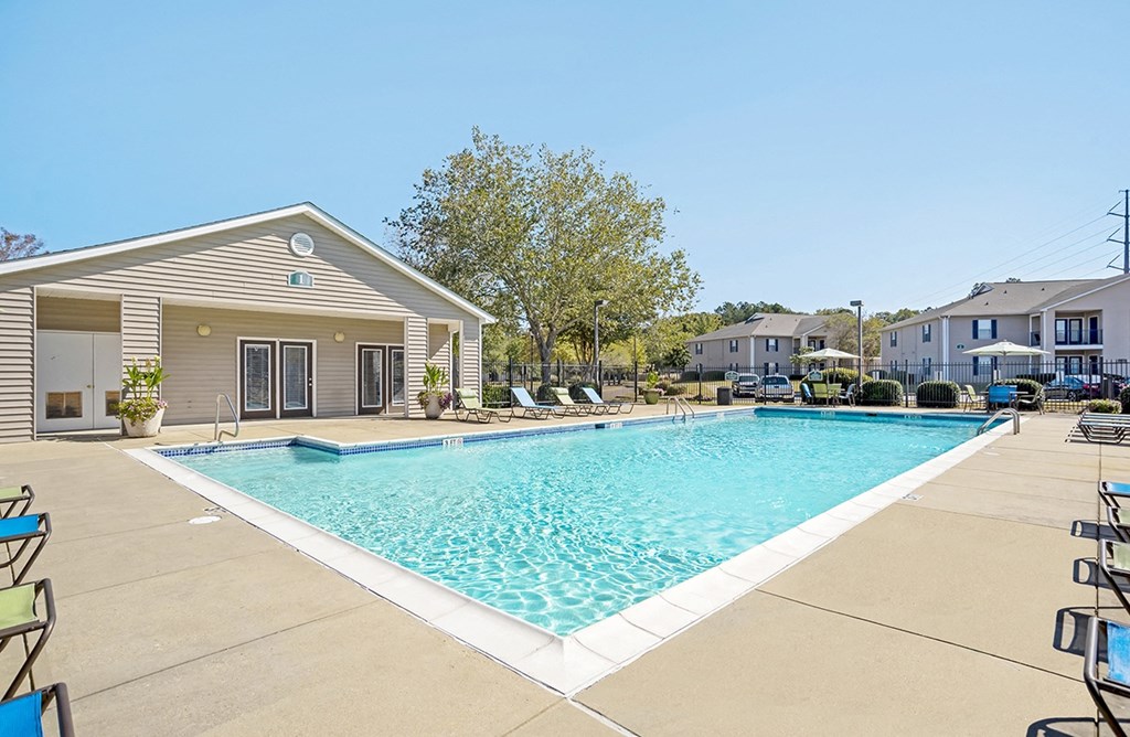 Swimming Pool at Grand at Pearl Apartments, Pearl, Mississippi