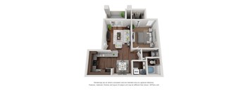 1BR 1 BA (706 SF)