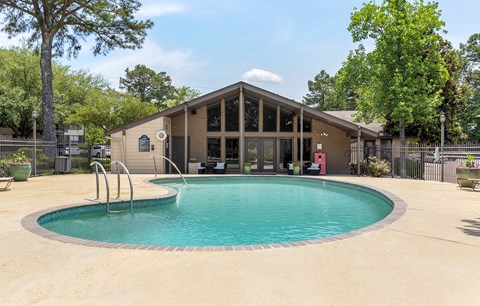 Blue Cool Swimming Pool at Lakeshore Landing Apartments, Ridgeland, 39157