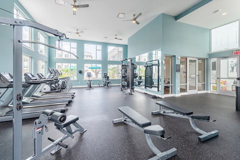 Lumen Fitness Center at Lumen Apartments, Hampton