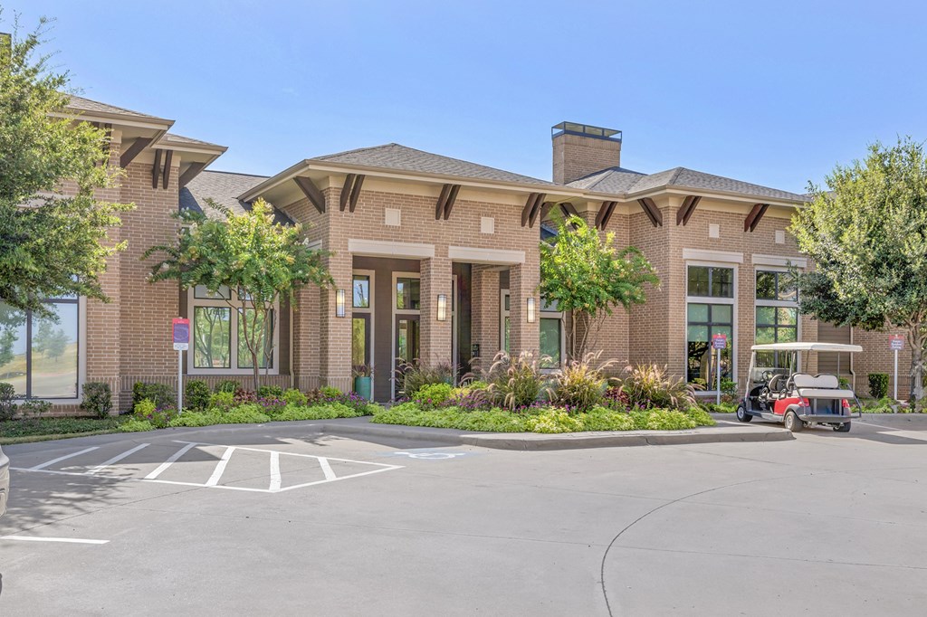 Ample Parking Area at Mansfield on the Green, Texas