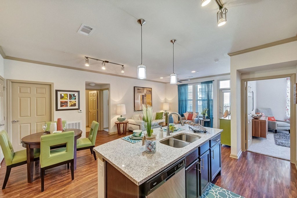 Bright Kitchen at Mansfield on the Green, Milwaukie, TX, Texas