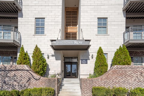 Entrance at Midtown Row Apartments, Montgomery