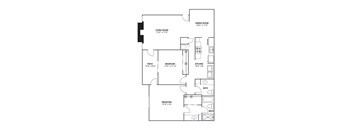 2BR 2BA (1310 SF)