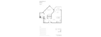 815 SF Floor Plan at Pier Village Apartments, New Jersey