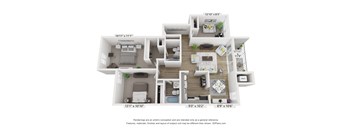 a 1 bedroom floor plan  summit  460 sq ft