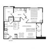 1BR 1BA (765 SF)
