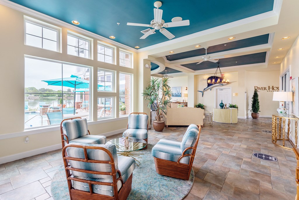 River House Clubhouse at River House Apartments, Norfolk, VA, 23504