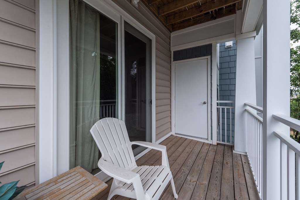 River House Balcony at River House Apartments, Norfolk, Virginia