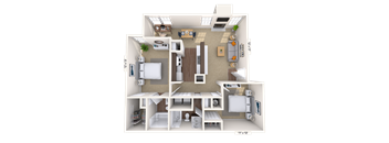 2BR 2BA (1000 SF) at Pear Orchard, Ridgeland