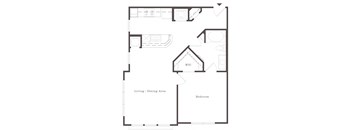 1Bed 1Bath_F at The Addison,Louisiana 70836